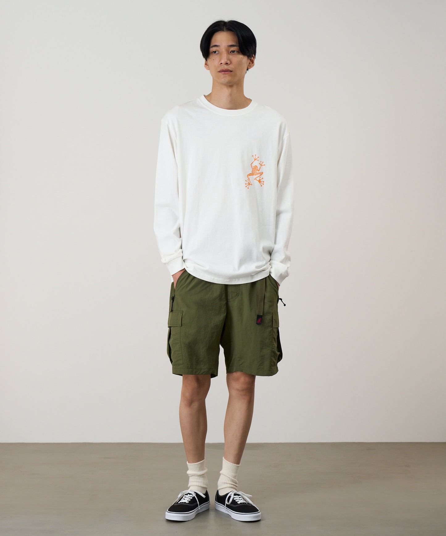 Gramicci Sticky Hands L/S Tee - White