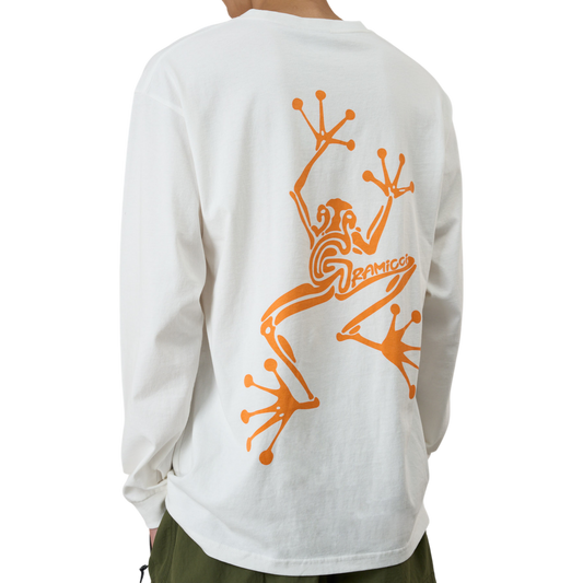 Gramicci Sticky Hands L/S Tee - White