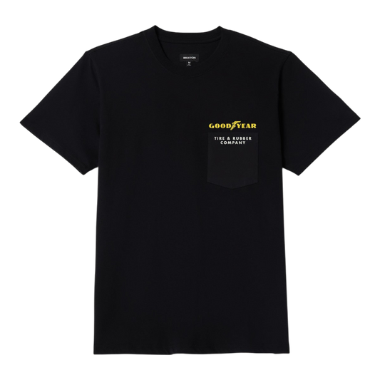 Brixton x Goodyear Service Pocket T-Shirt - Black