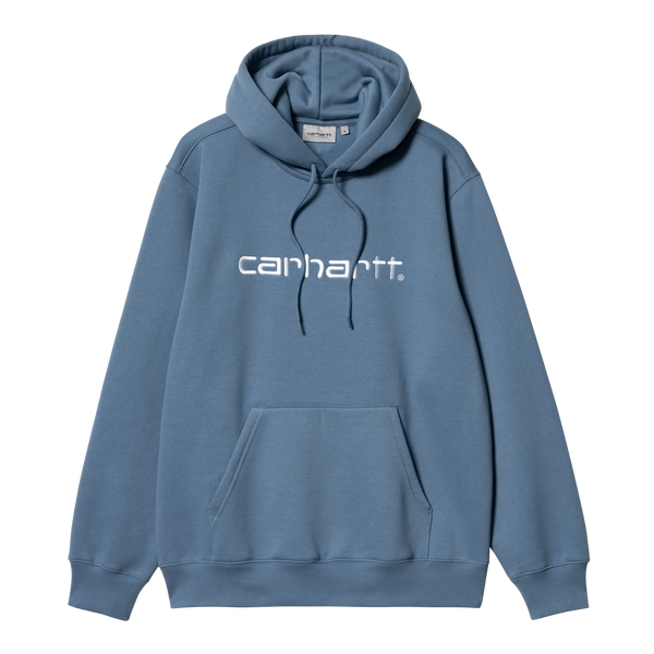 Carhartt WIP Hooded Carhartt Sweat - Sorrent/White
