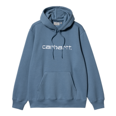 Carhartt WIP Hooded Carhartt Sweat - Sorrent/White
