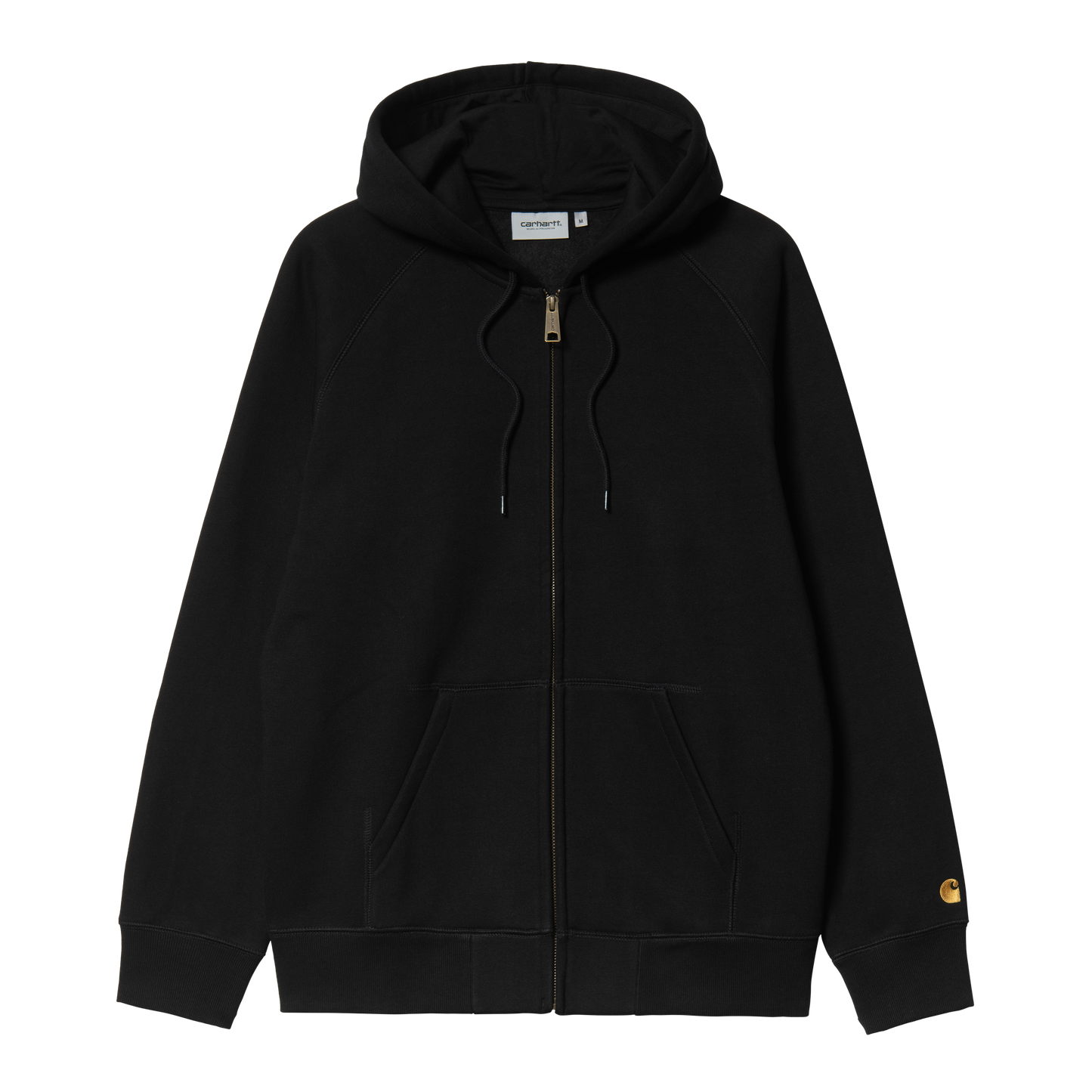 Carhartt WIP Hooded Chase Jacket - Black/Gold
