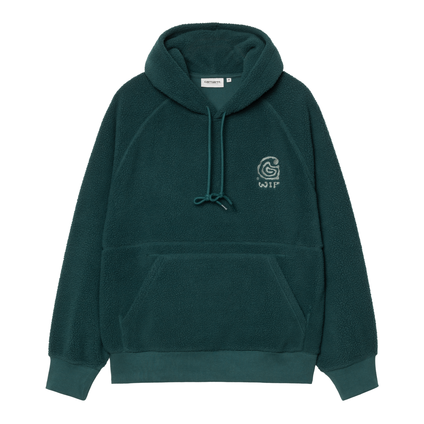 Carhartt WIP Hooded Helix Sweatshirt - Deep Lagoon / Silver Pine