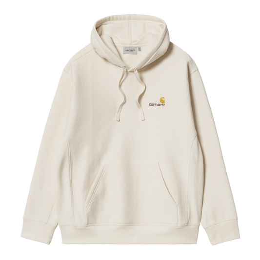 Carhartt WIP Hooded American Script Sweat - Natural