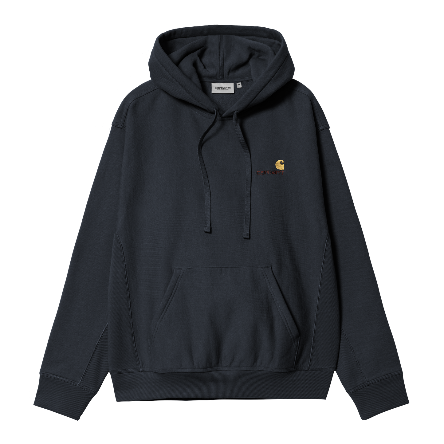 Carhartt WIP Hooded American Script Sweat - Deep Night