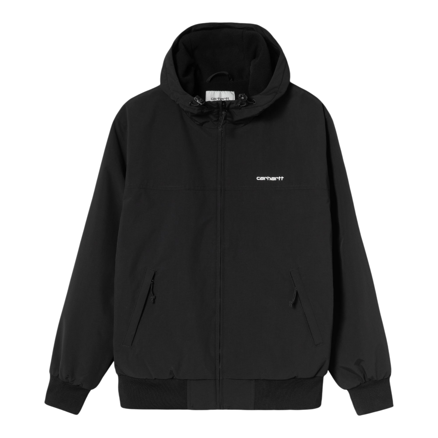 Carhartt WIP Hooded Sail Jacket- Black / White