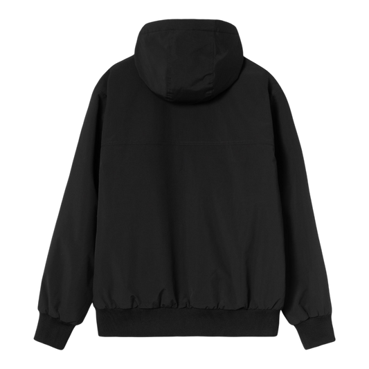 Carhartt WIP Hooded Sail Jacket- Black / White