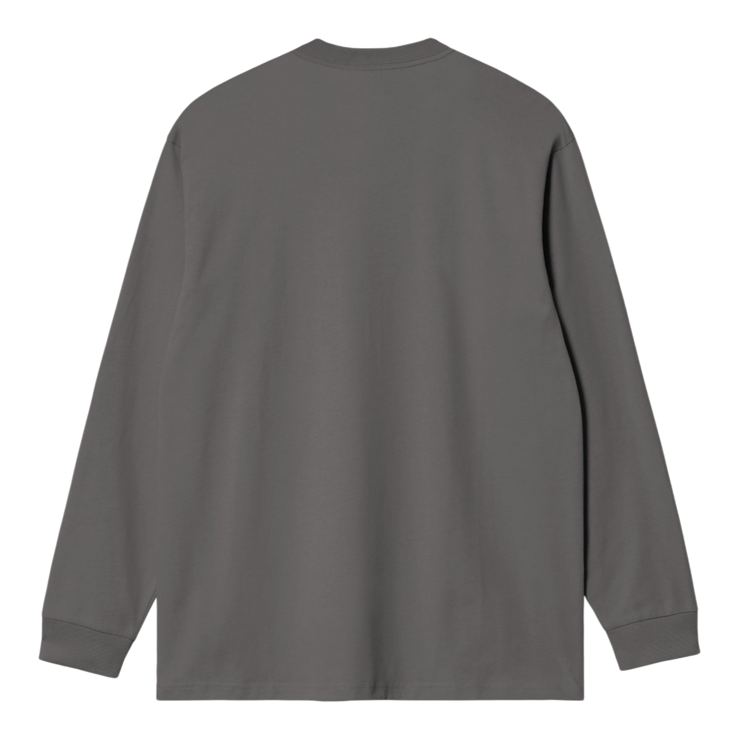 Carhartt WIP L/S American Script T-Shirt - Graphite