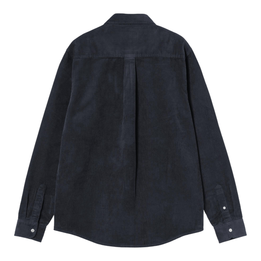 Carhartt WIP L/S Madison Cord Shirt - Dark Navy
