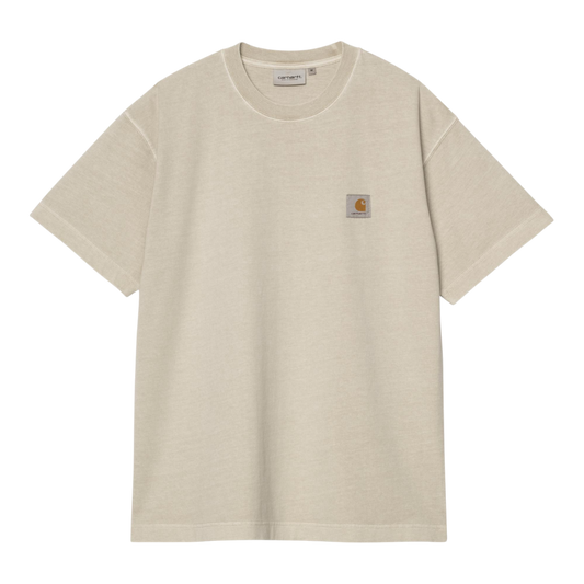 Carhartt WIP S/S Vista T-Shirt - Fleur De Sel, Garment Dyed