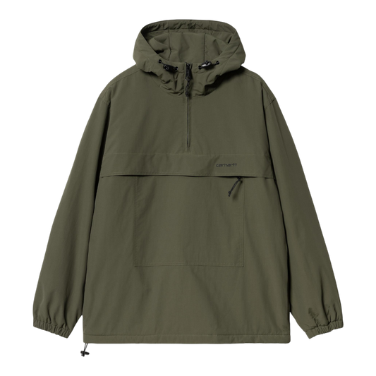 Carhartt WIP Windbreaker Pullover Jacket- Cypress / Black