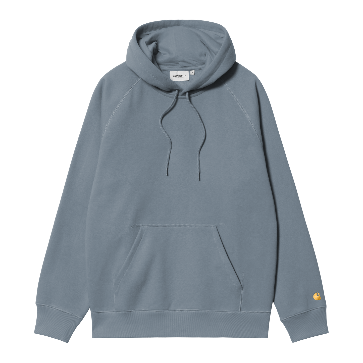 Carhartt WIP Hooded Chase Sweatshirt - Angelite / Gold
