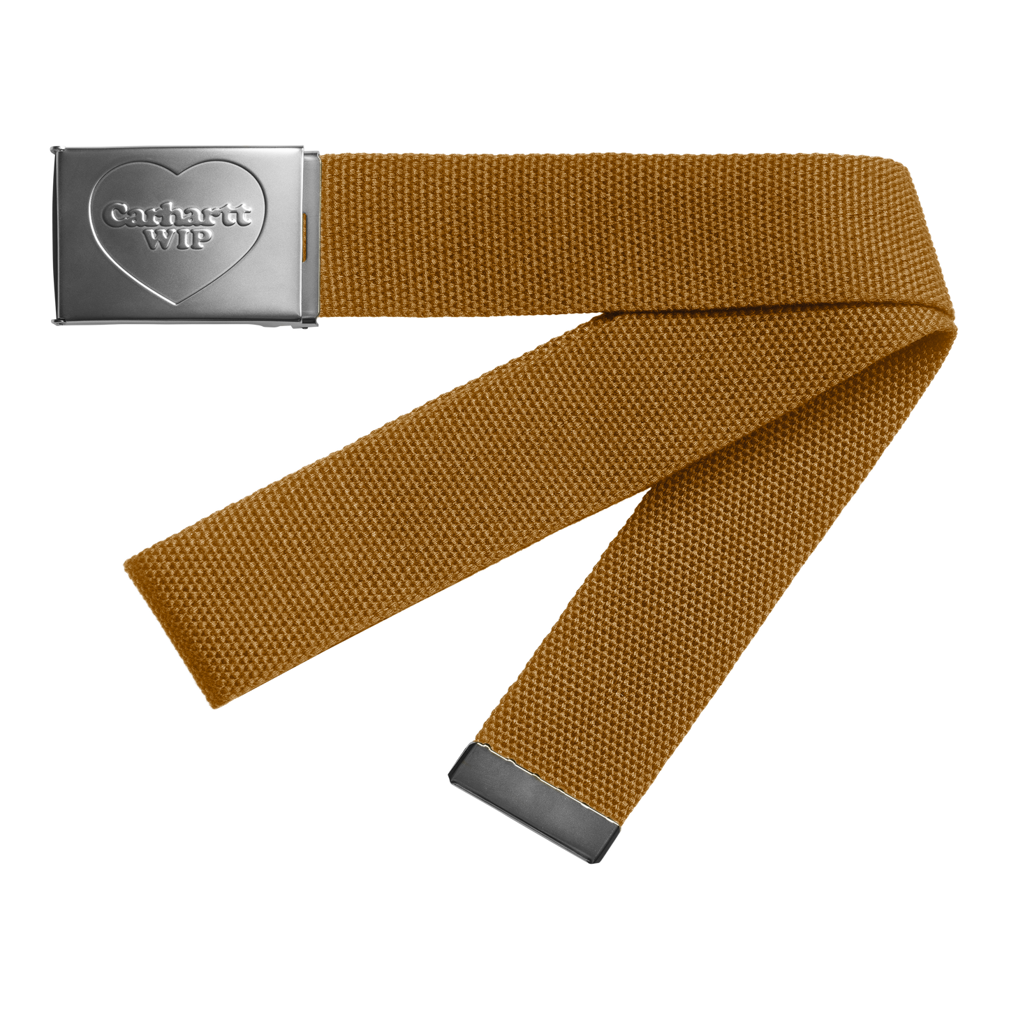 Carhartt WIP Heart Clip Belt - Hamilton Brown / Silver