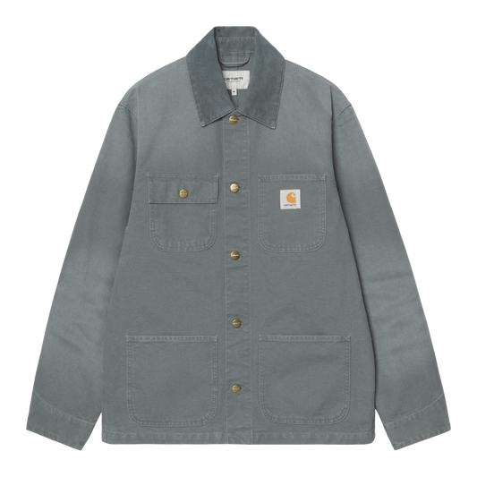 Carhartt WIP Michigan Coat - Cozy Blue / Cozy Blue Stone Canvas
