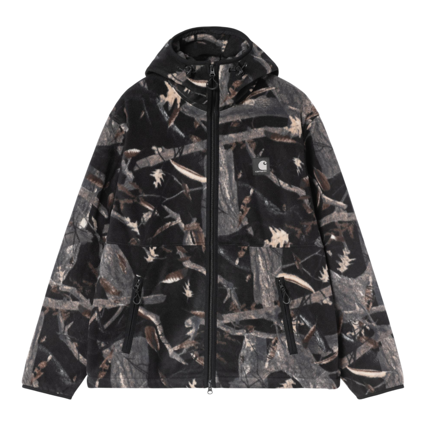 Carhartt Blevin Liner Jacket - Camo Feather Tree, Black