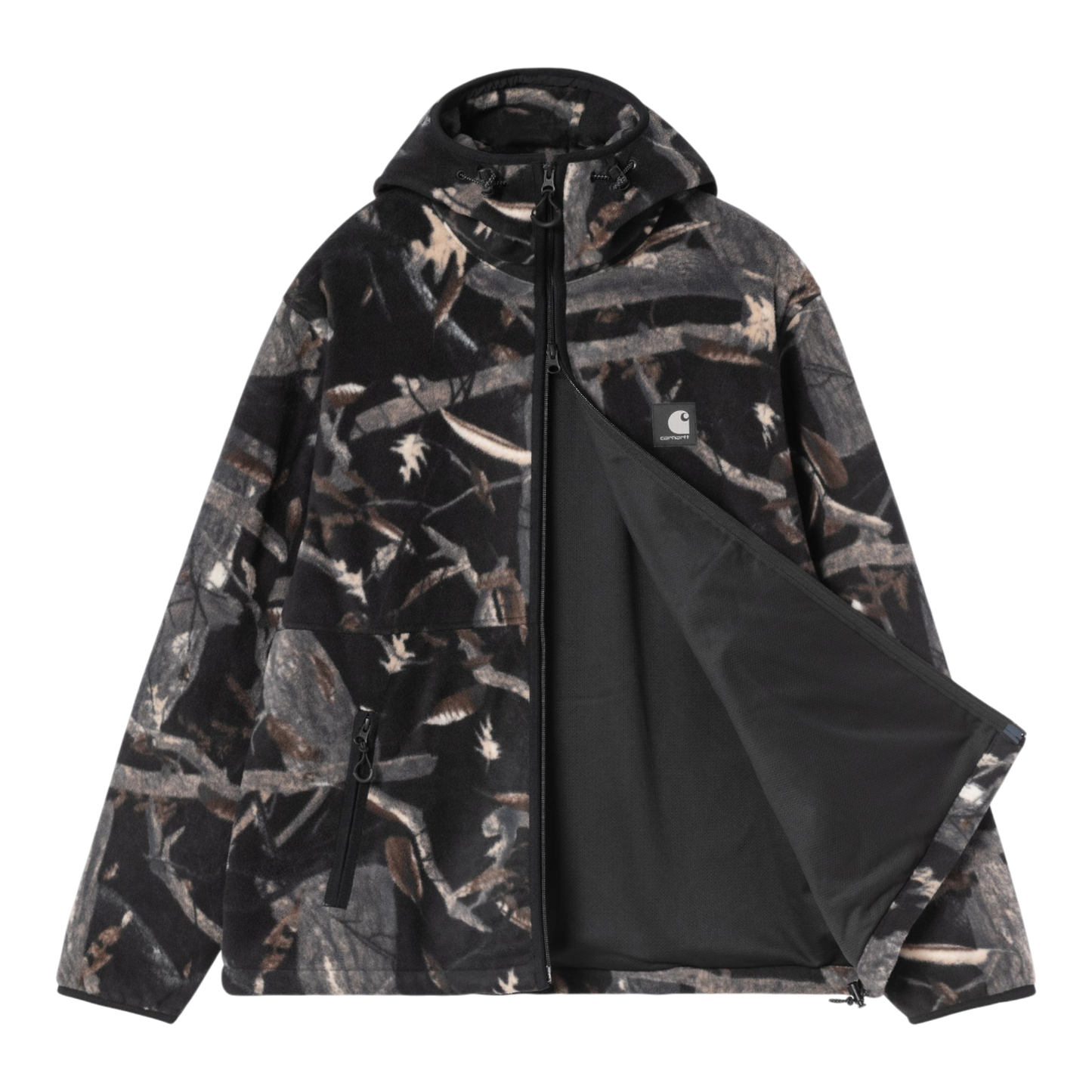 Carhartt Blevin Liner Jacket - Camo Feather Tree, Black