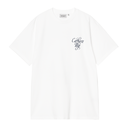 Carhartt WIP S/S Vestige T-Shirt - White Stone Washed