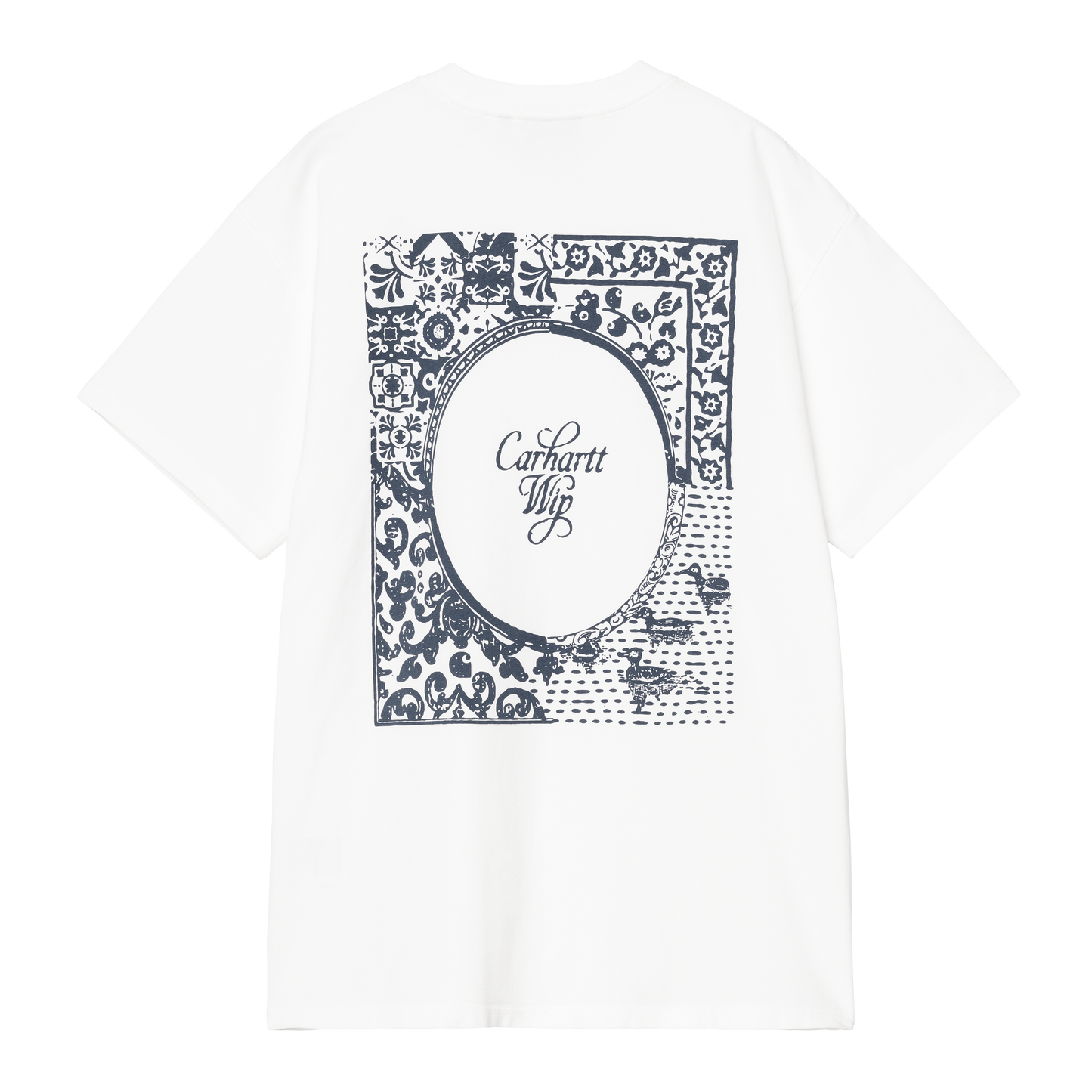 Carhartt WIP S/S Vestige T-Shirt - White Stone Washed