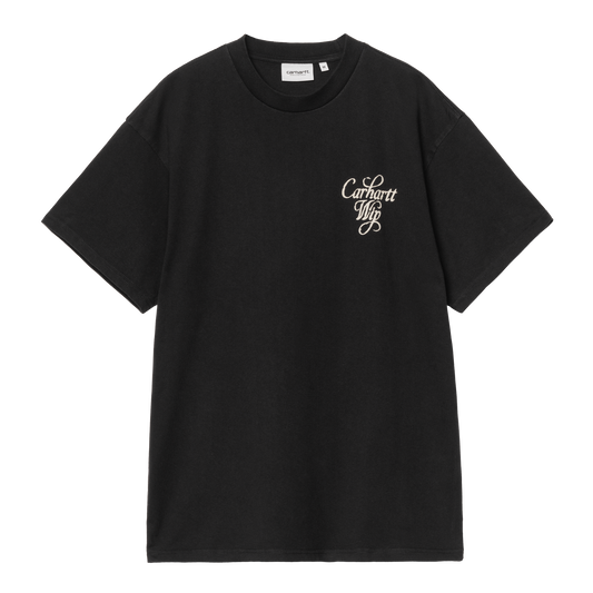 Carhartt WIP S/S Vestige T-Shirt - Black Stone Washed
