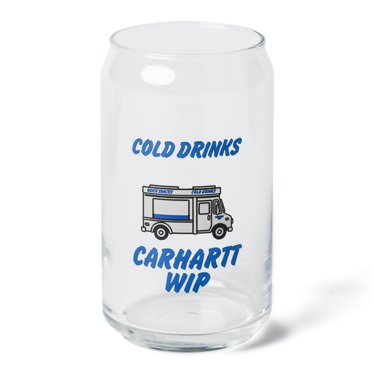 Carhartt WIP Cold Drinks Can Glass - Clear