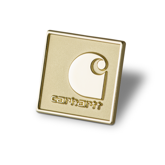 Carhartt WIP Square Label Pin - Gold