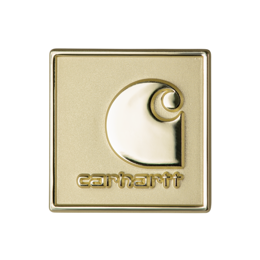 Carhartt WIP Square Label Pin - Gold