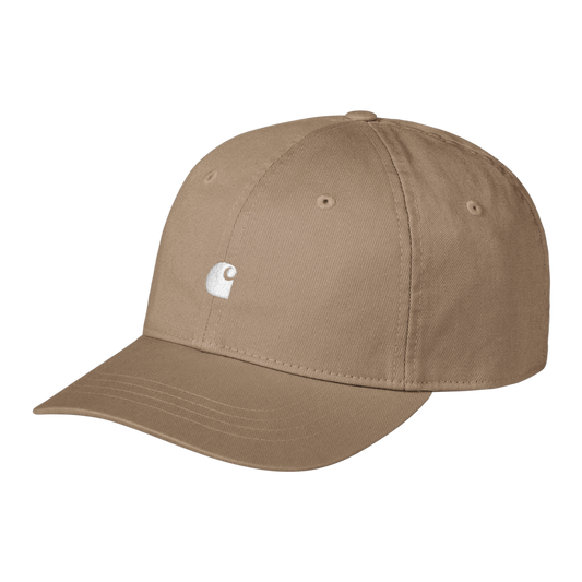 Carhartt WIP Madison Logo Cap - Leather / White