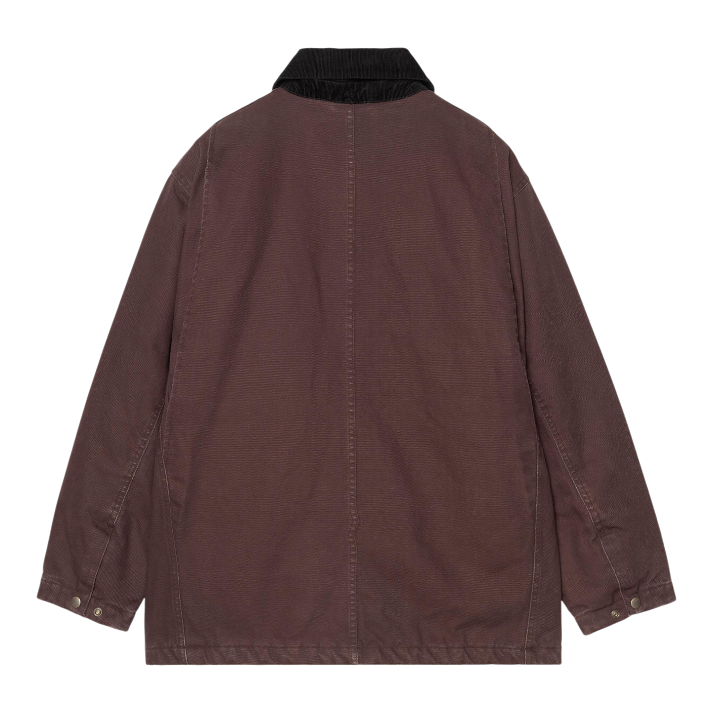 Carhartt WIP Landers Coat - Palisander / Black, Stone Washed