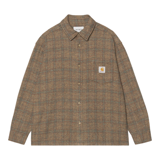 Carhartt WIP L/S Bagley Shirt - Bagley Check / Hamilton Brown