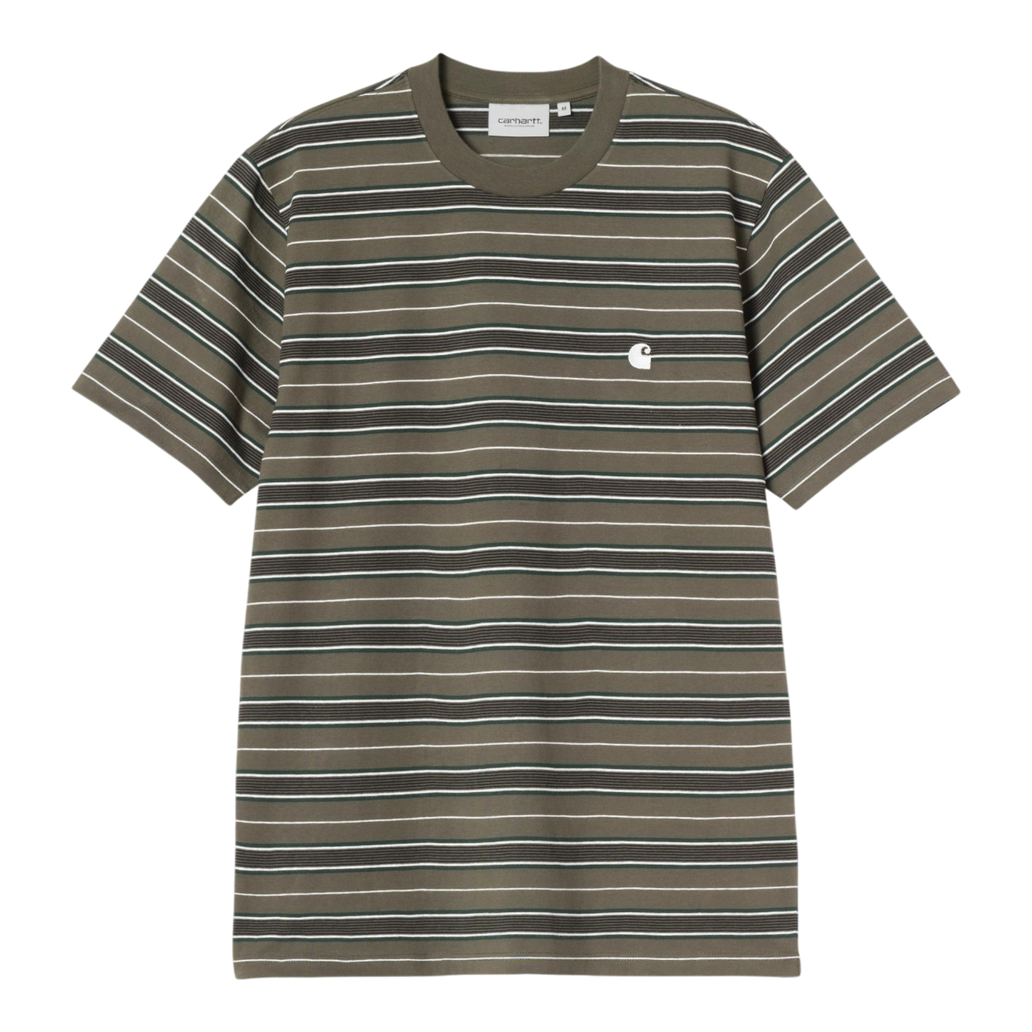 Carhartt WIP S/S Bronson T-Shirt - Bronson Stripe, Cypress