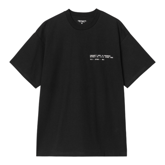Carhartt WIP S/S Feather Progress T-Shirt - Black