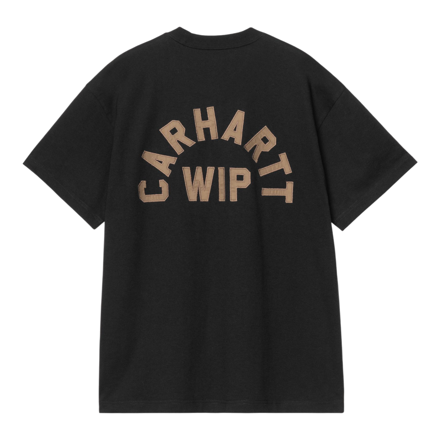 Carhartt WIP S/S Arch Script T-Shirt - Black / WIP H Brown