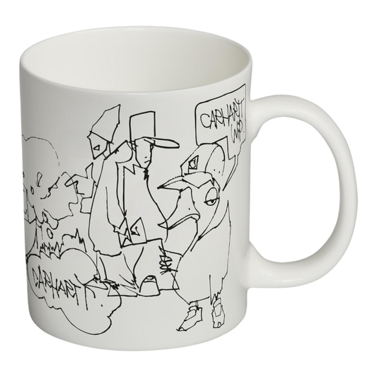 Carhartt WIP Blinkerfluid Mug - White / Black