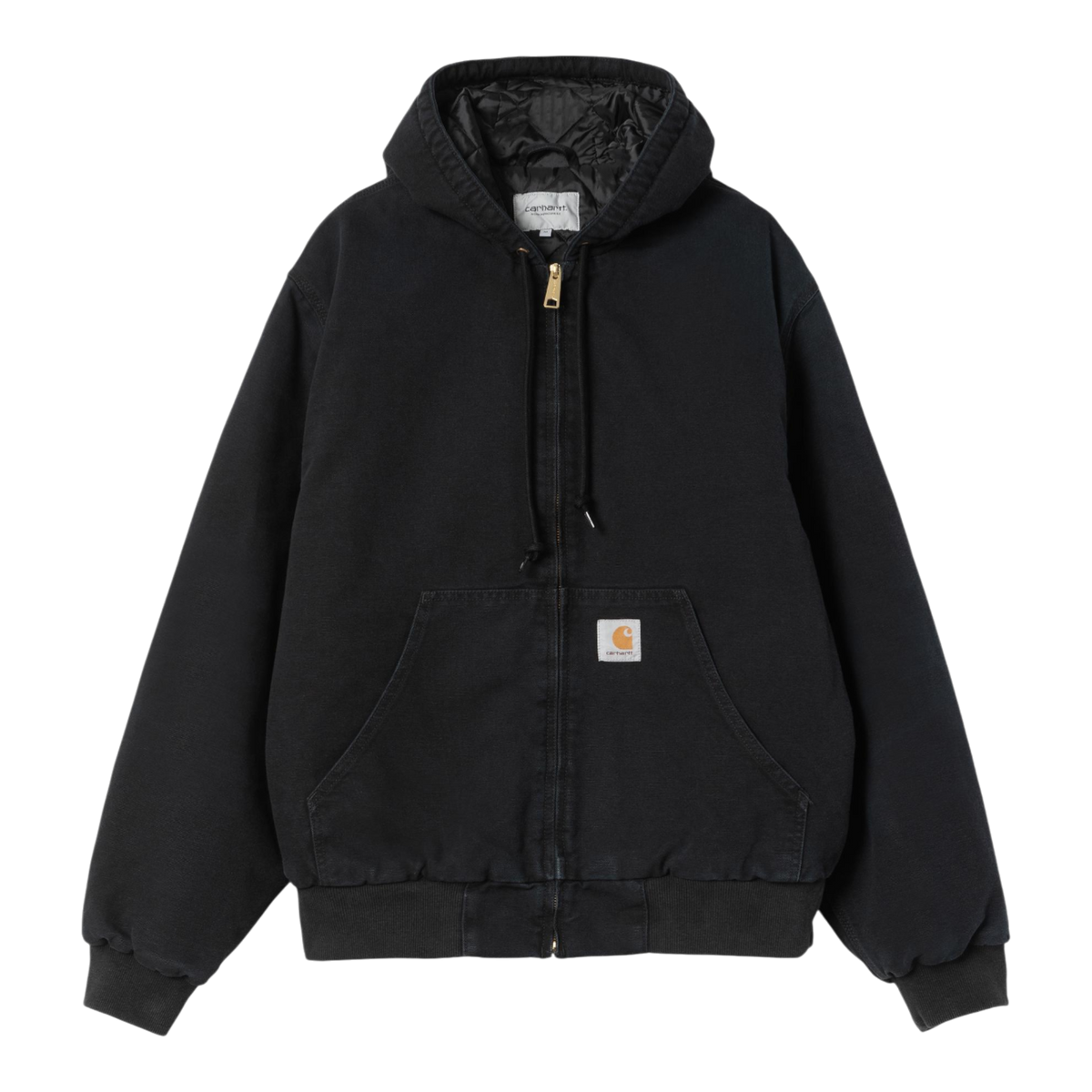 Carhartt OG Active Jacket - Black, Stone Canvas