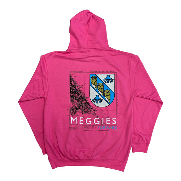 Forw4rd Meggies Map Hoody -  Hot Pink