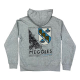Forw4rd Zip Meggies Map Hoody - Heather Grey