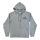 Forw4rd Zip Meggies Map Hoody - Heather Grey
