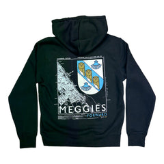 Forw4rd Zip Meggies Map Hoody - Black