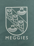 Forw4rd Meggies Mono Crest Hoody - Dusty Green