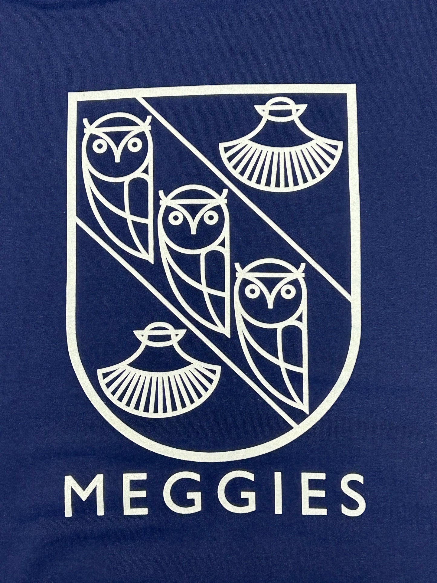 Forw4rd Meggies Mono Crest Hoody - Navy