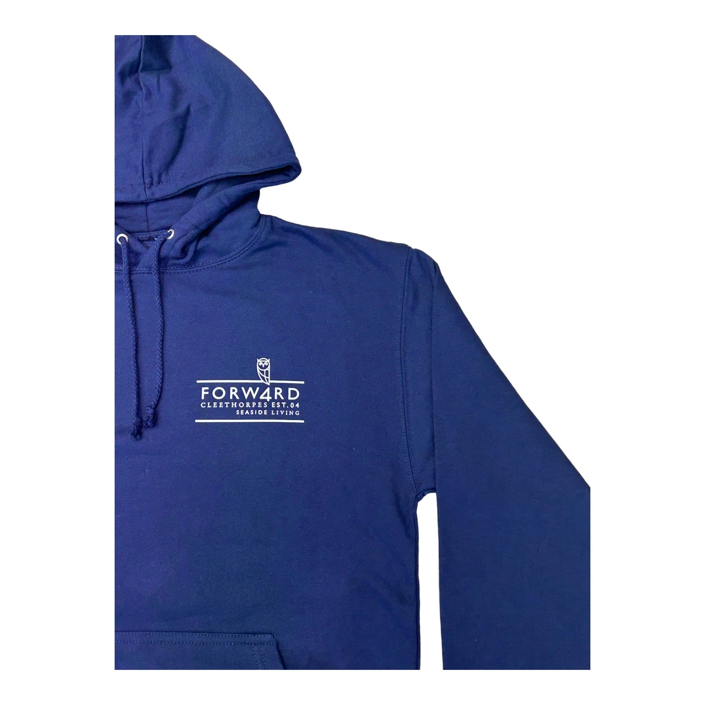 Forw4rd Meggies Mono Crest Hoody - Navy