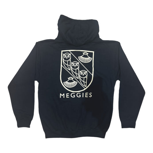 Forw4rd Meggies Mono Crest Zip Hoody - Navy