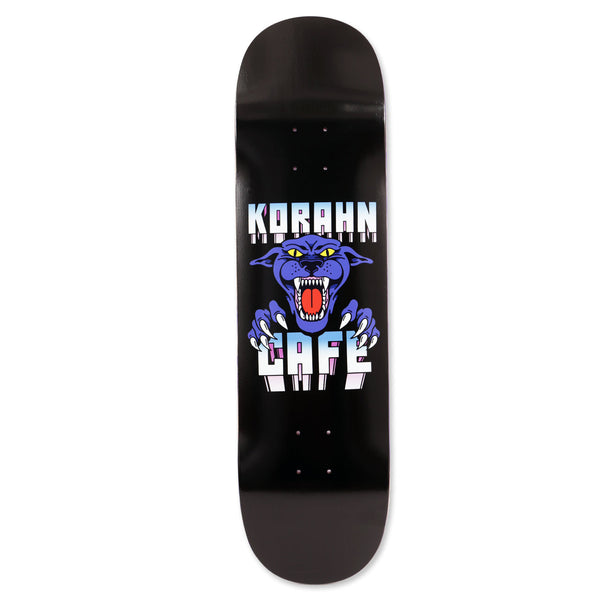 Skate Cafe Korahn Panther Deck - C2 Shape Black - 8.25"