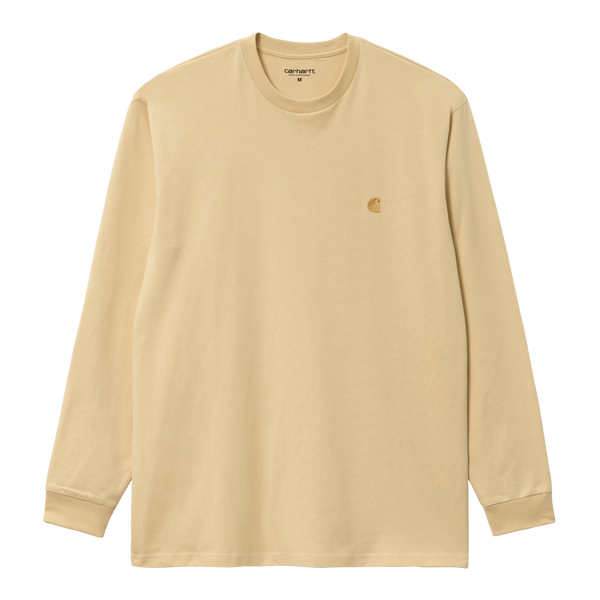 Carhartt WIP L/S Chase T-Shirt - Citron/Gold
