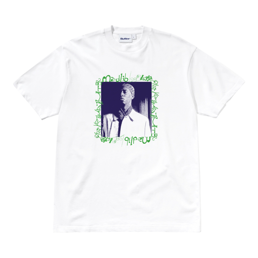 Butter Goods x Madlib - Loop Digga T-Shirt - White
