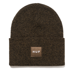 HUF - Melange Box Logo Beanie - Bison
