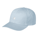Carhartt WIP Madison Logo Cap - Frosted Blue/White