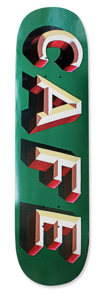 Skate Cafe Mr Finbar C2 Shape Deck Green - 8.375"