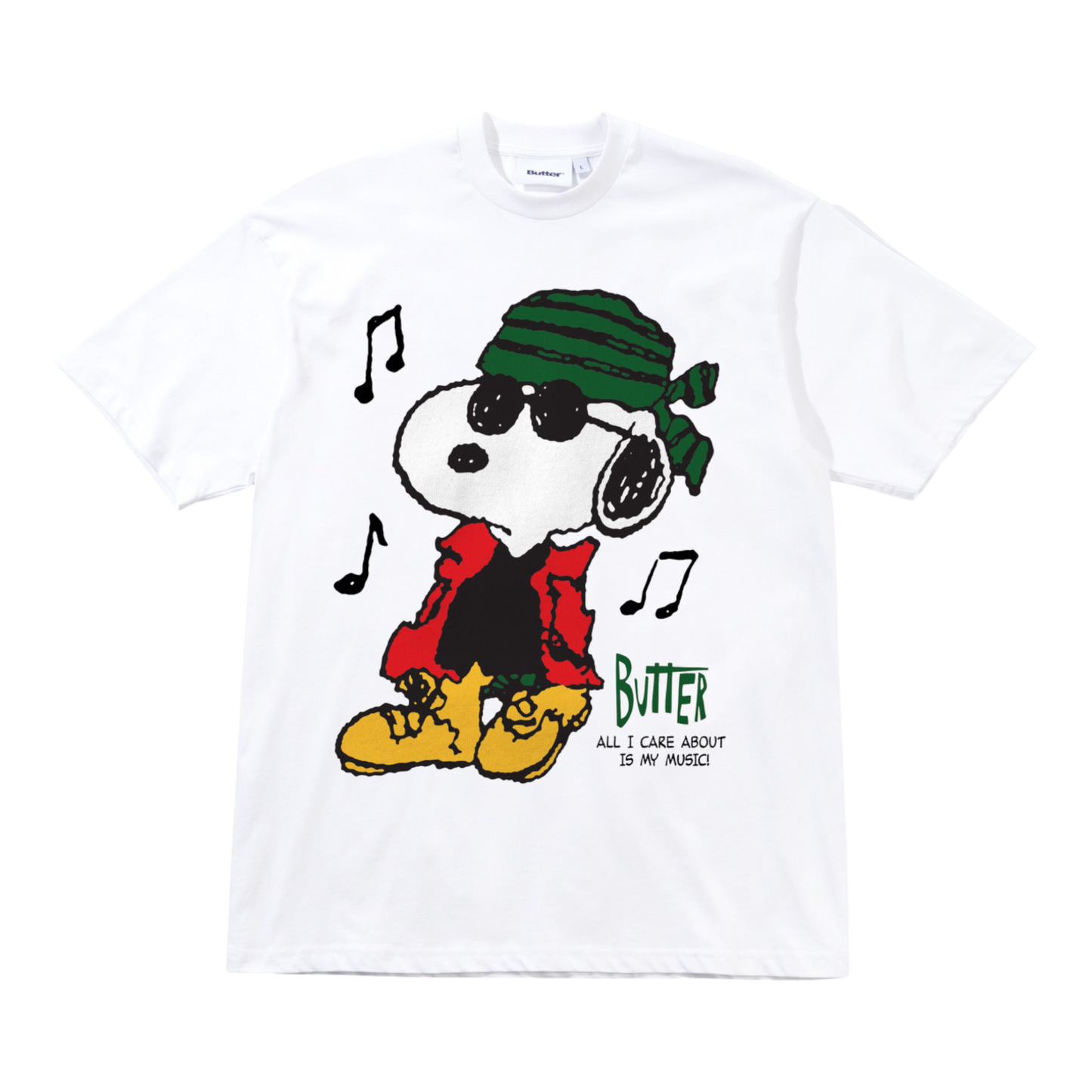 Butter Goods - Good Music Tee - White