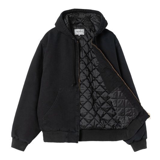 Carhartt OG Active Jacket - Black (Stone Canvas)